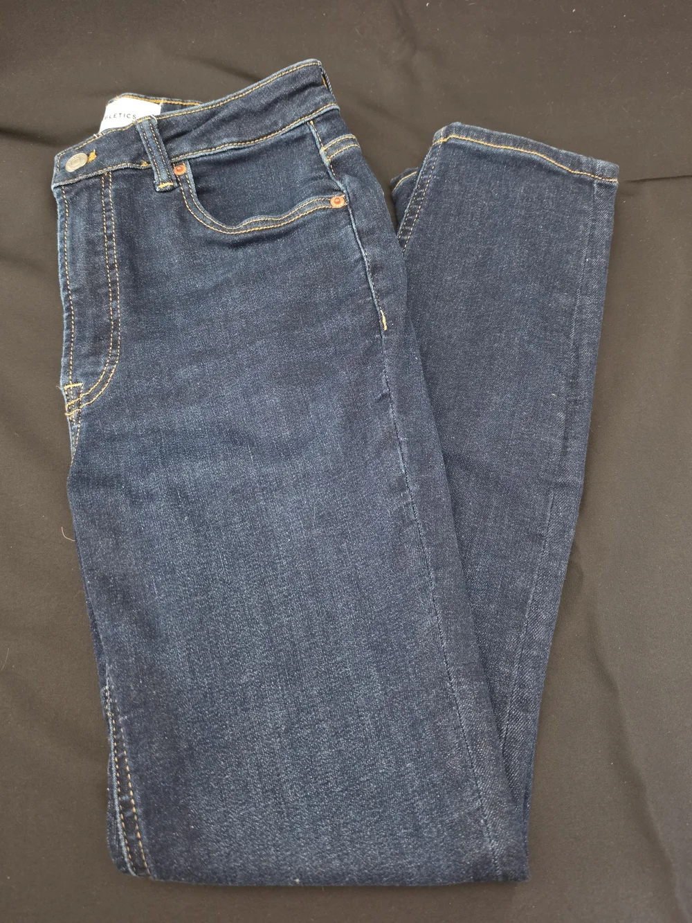 Fabletics High-Rise Dark Blue Skinny Jeans - Women's 27S